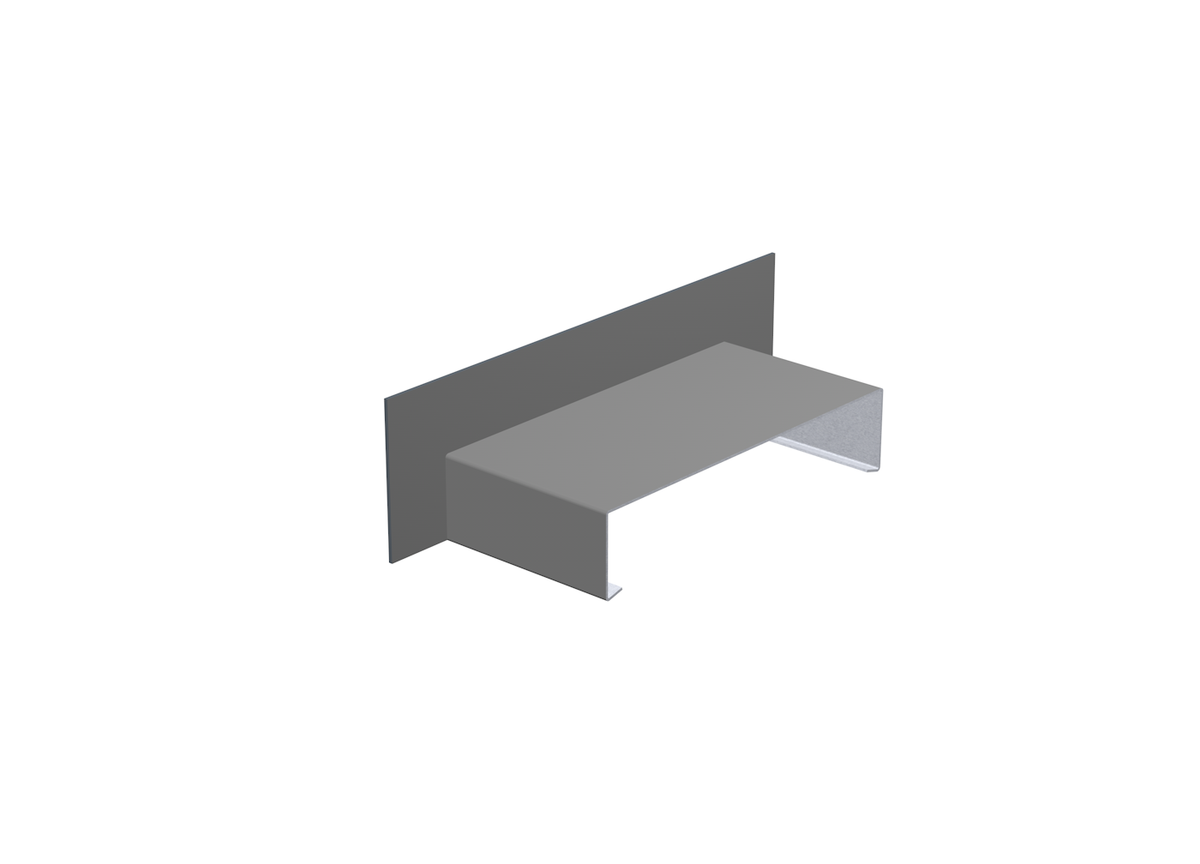 Alumasc Skyline Aluminium Coping - Level Coping Stopend Upstand - Aluminium Gutters Direct