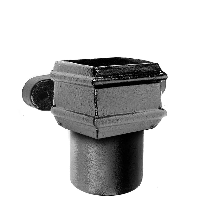 Alumasc Apex Heritage - Cast Iron Square to Round Adapter - Aluminium Gutters Direct