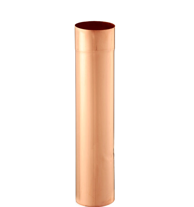 Alumasc Infinity Copper - Circular Downpipes x 3m - Aluminium Gutters Direct