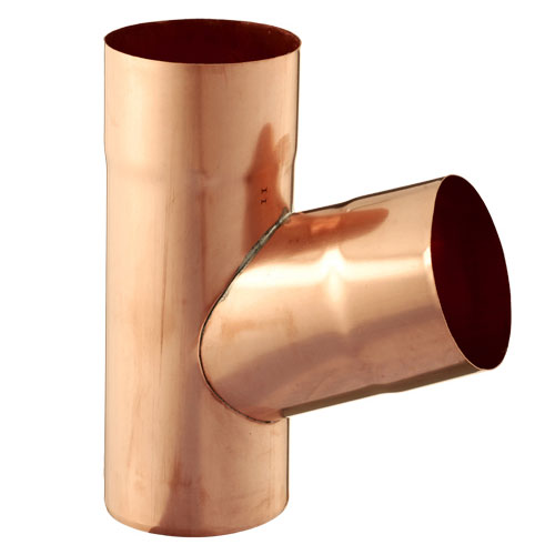 Alumasc Infinity Copper - Circular 72° Degree Branch - Aluminium Gutters Direct