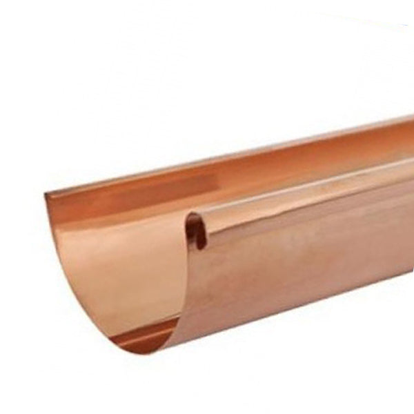 Alumasc Infinity Copper - Half Round Gutter x 3m - Aluminium Gutters Direct