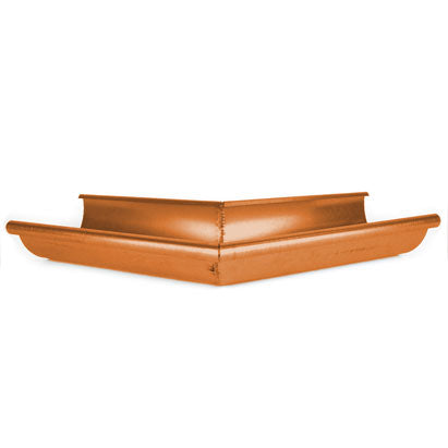 Alumasc Infinity Copper - Half Round 135° External Angles - Aluminium Gutters Direct