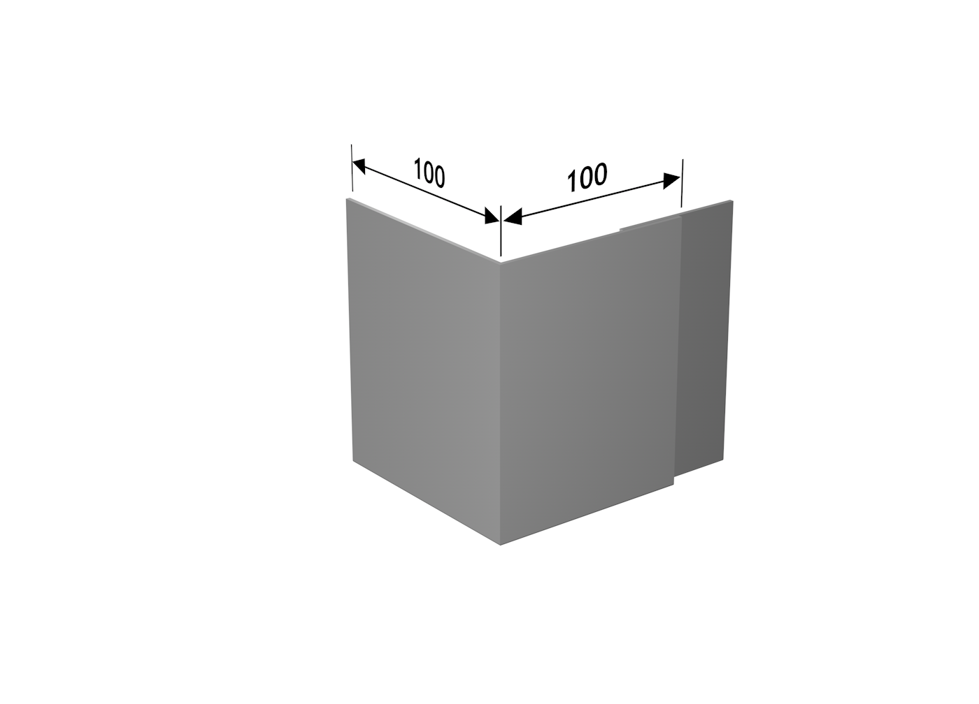 Alumasc Skyline Fascia SF3 - Fascia Corner - Aluminium Gutters Direct