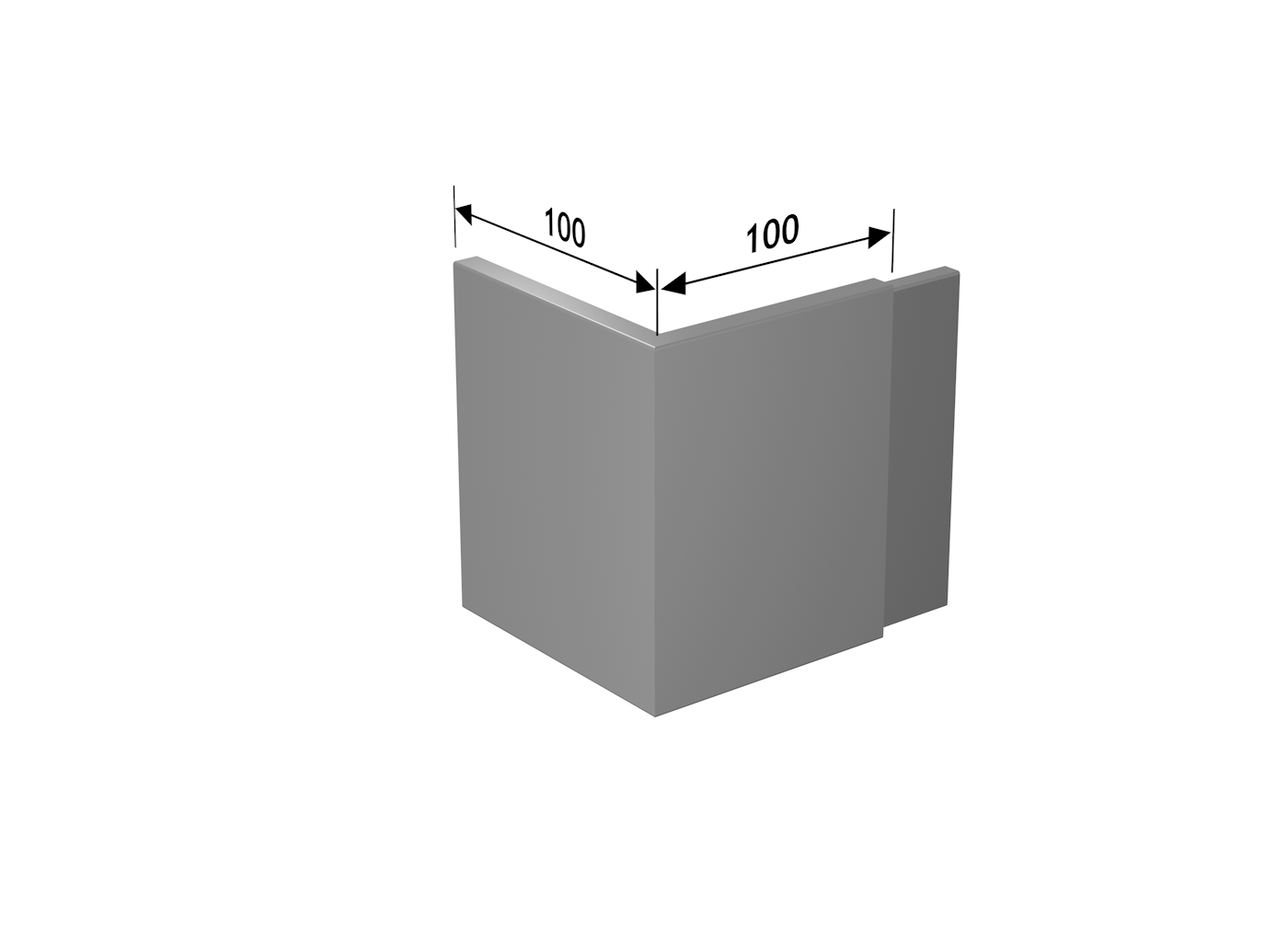 Alumasc Skyline Fascia SF4 - Fascia Corner - Aluminium Gutters Direct