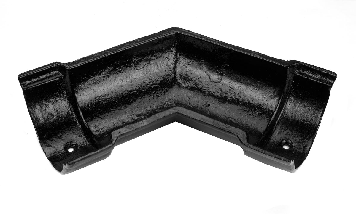 Alumasc Apex Heritage - Beaded Half Round Cast Iron Combined 135 Degree Angle - Aluminium Gutters Direct
