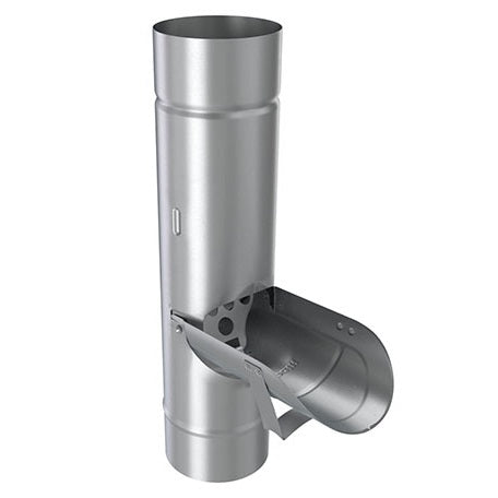 Alumasc Infinity Natural Zinc - Circular Access Pipes - Aluminium Gutters Direct