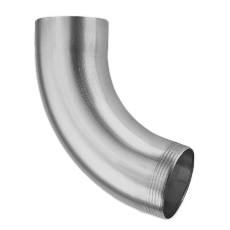 Alumasc Infinity Natural Zinc - Circular Offset 70° Bends - Aluminium Gutters Direct