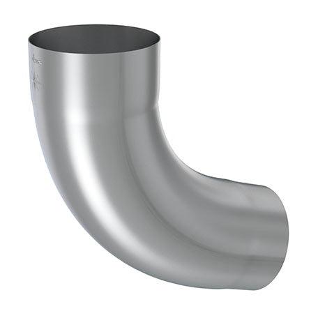 Alumasc Infinity Natural Zinc - Circular Offset 90° Bends - Aluminium Gutters Direct