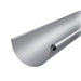 Alumasc Infinity Natural Zinc - Half Round Gutter x 3m - Aluminium Gutters Direct