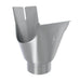 Alumasc Infinity Natural Zinc - Half Round Wrap Around Outlets - Aluminium Gutters Direct