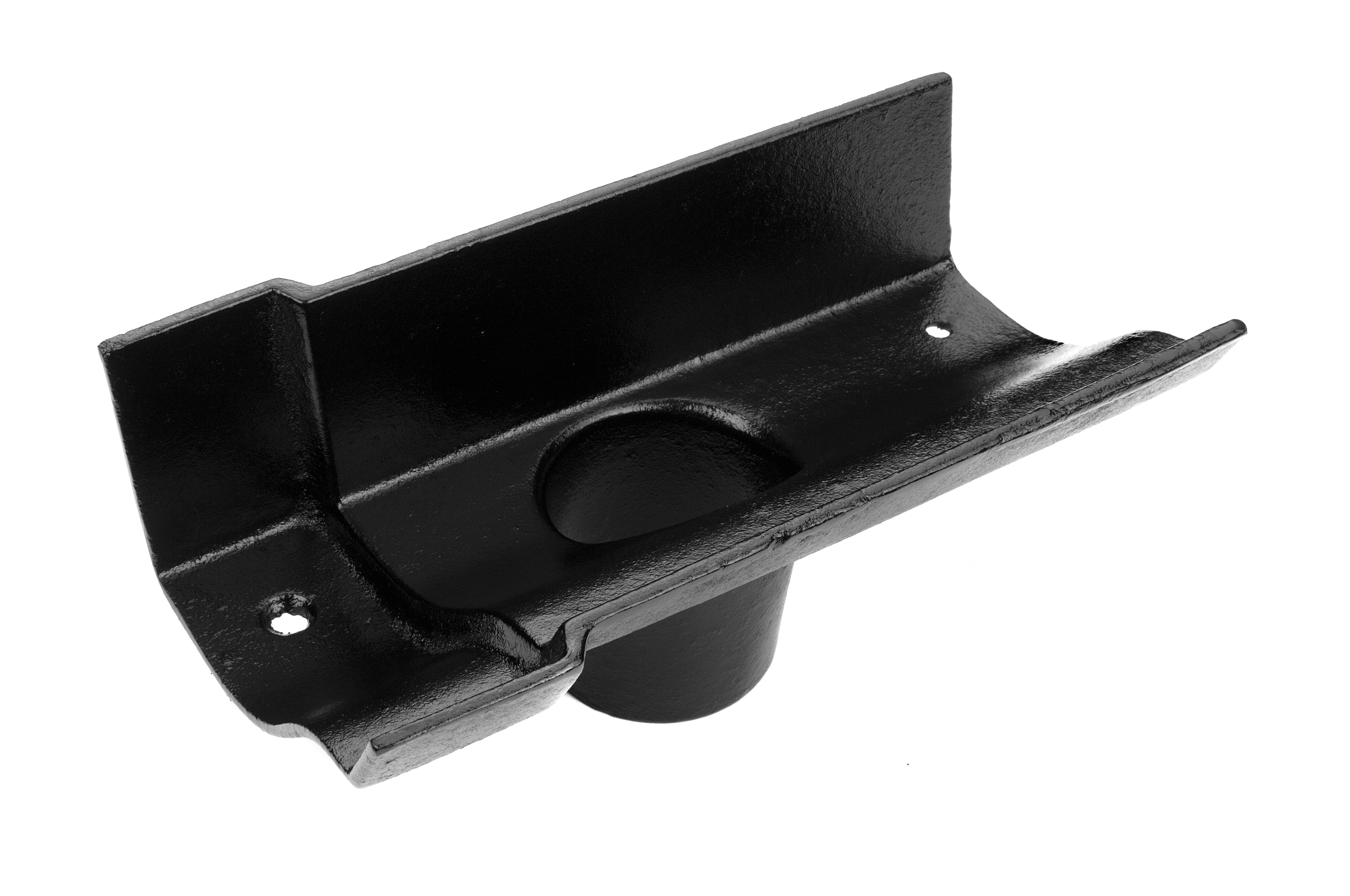 Alumasc Apex Heritage - 4.5" Notts Ogee Cast Iron Running Outlet - Aluminium Gutters Direct