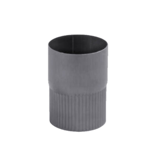 Alumasc Infinity Quartz Zinc - Circular Downpipe Connector 80mm - Aluminium Gutters Direct