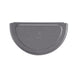 Alumasc Infinity Quartz Zinc - Half Round Gutter Stop Ends 125mm - Aluminium Gutters Direct