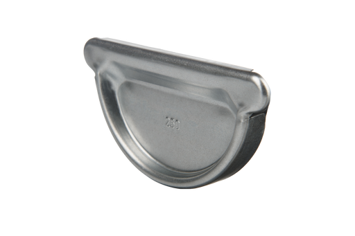 Alumasc Infinity Steel - Half Round Combined Stop Ends - Aluminium Gutters Direct