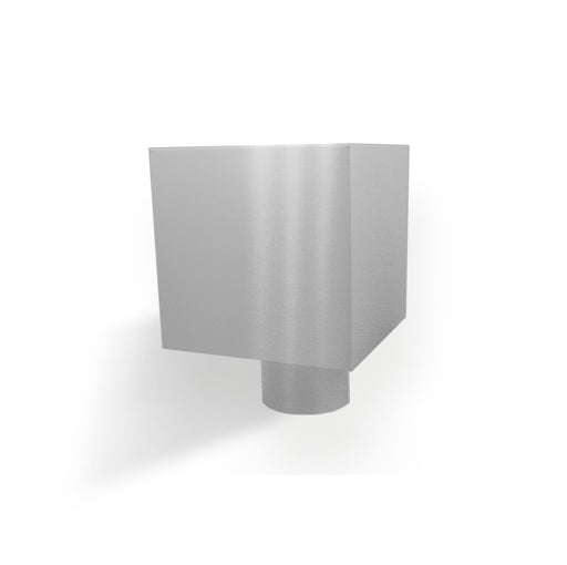 Alumasc Infinity Steel - Circular Guttering Contemporary Hopper - Aluminium Gutters Direct