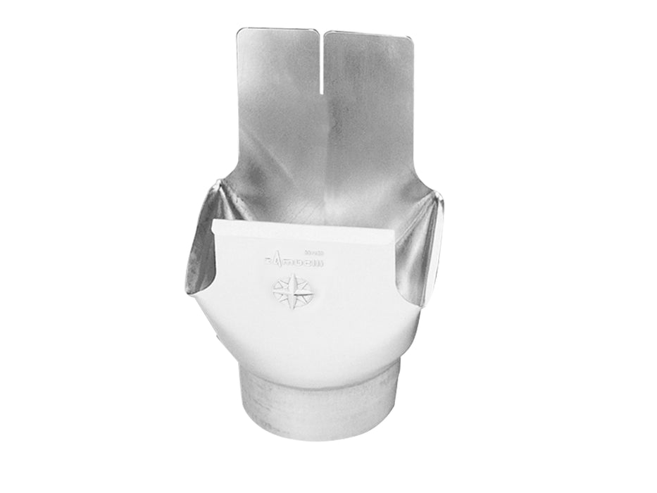 Alumasc Infinity Steel - Box Gutter Wrap Around Outlet - Aluminium Gutters Direct