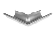 Alumasc Infinity Steel - Half Round 90° External Angles - Aluminium Gutters Direct