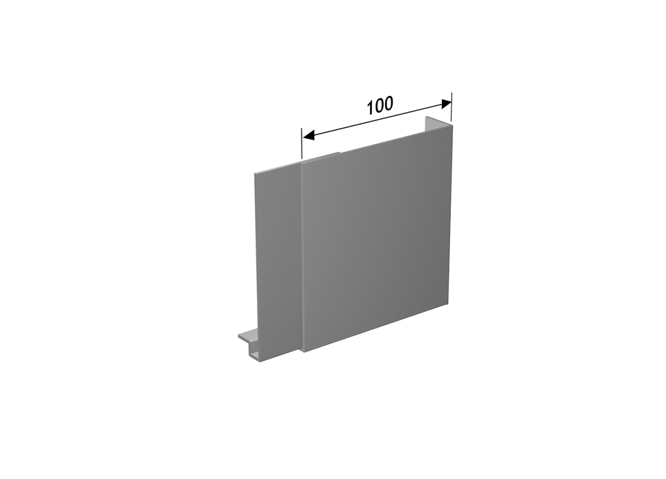 Alumasc Skyline Fascia SF3 - Stop Ends - Aluminium Gutters Direct