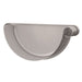 Lindab Galvanised Steel Right Hand Stop End (190mm) - Aluminium Gutters Direct