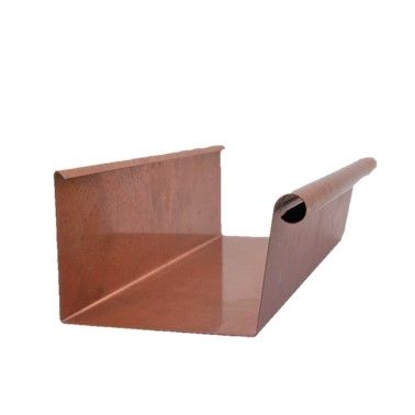 Lindab Copper Rectangular Gutter (140mm) - Aluminium Gutters Direct