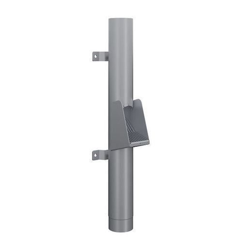 Lindab Painted Hot Dipped Galvanised Steel Vandal Reinforced Pipe with Leaf Trap (102mm) - Aluminium Gutters Direct