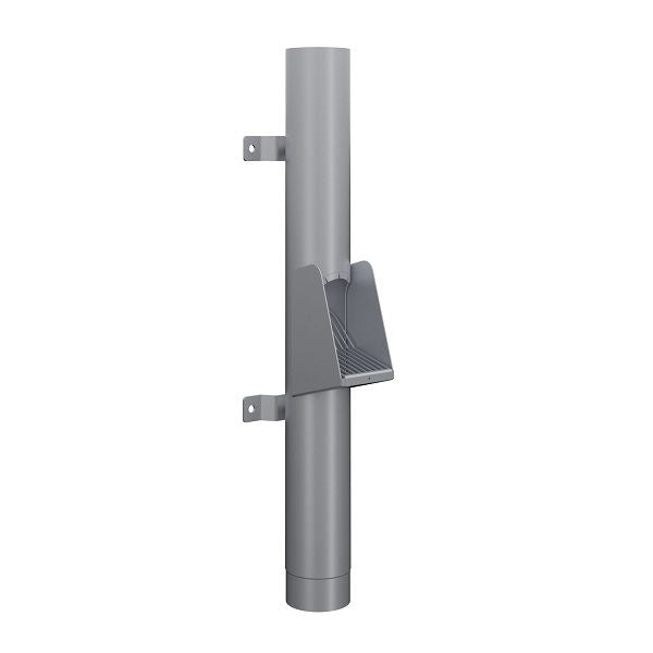 Lindab Painted Hot Dipped Galvanised Steel Vandal Reinforced Pipe with Leaf Trap (102mm) - Aluminium Gutters Direct