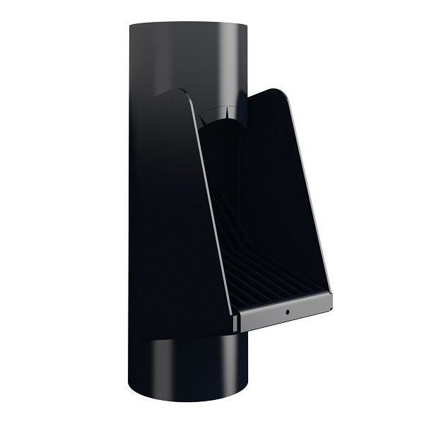 Lindab Painted Steel Vandal Reinforced Leaf Trap (102mm) - Aluminium Gutters Direct