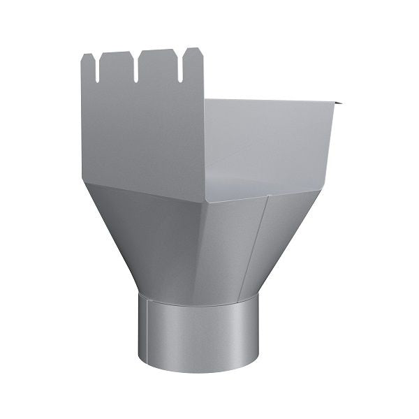Lindab Galvanised Steel Rectangular Outlet (140mm) - Aluminium Gutters Direct