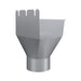 Lindab Galvanised Steel Rectangular Outlet (140mm) - Aluminium Gutters Direct
