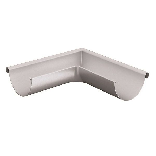 Lindab Painted Steel External Gutter Angle (100mm - 150mm) - Aluminium Gutters Direct