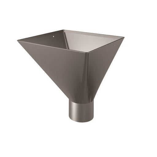 Lindab Galvanised Steel Large Water Hopper (75mm - 120mm) - Aluminium Gutters Direct