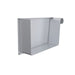 Lindab Painted Steel Right Hand Rectangular Stop End (140mm) - Aluminium Gutters Direct