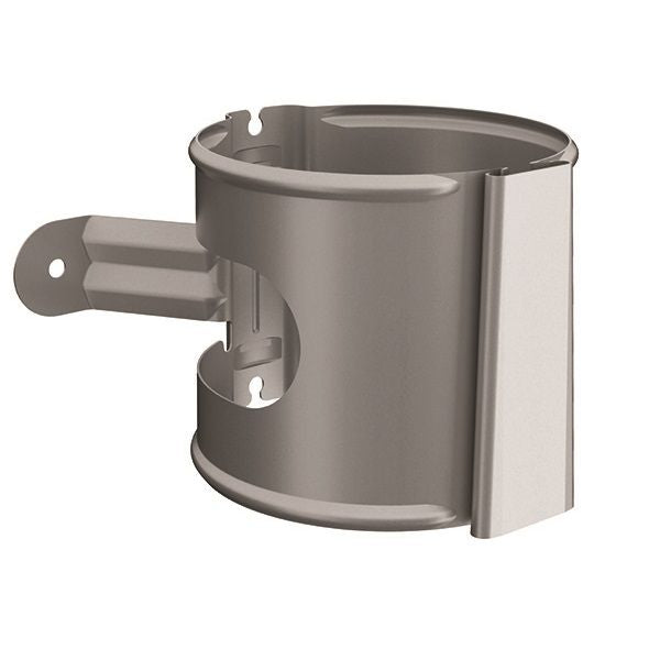Lindab Galvanised Steel Down Pipe Bracket (120mm) - Aluminium Gutters Direct